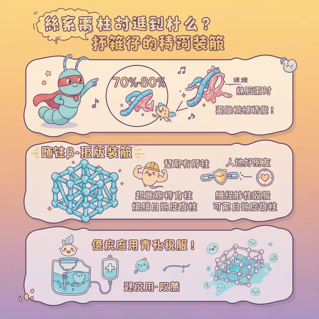 絲素蛋白到底是什麼？拆解它的神奇結構