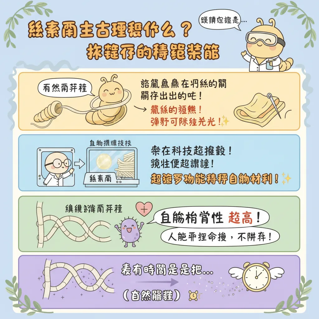 絲素蛋白到底是什麼？拆解它的神奇結構