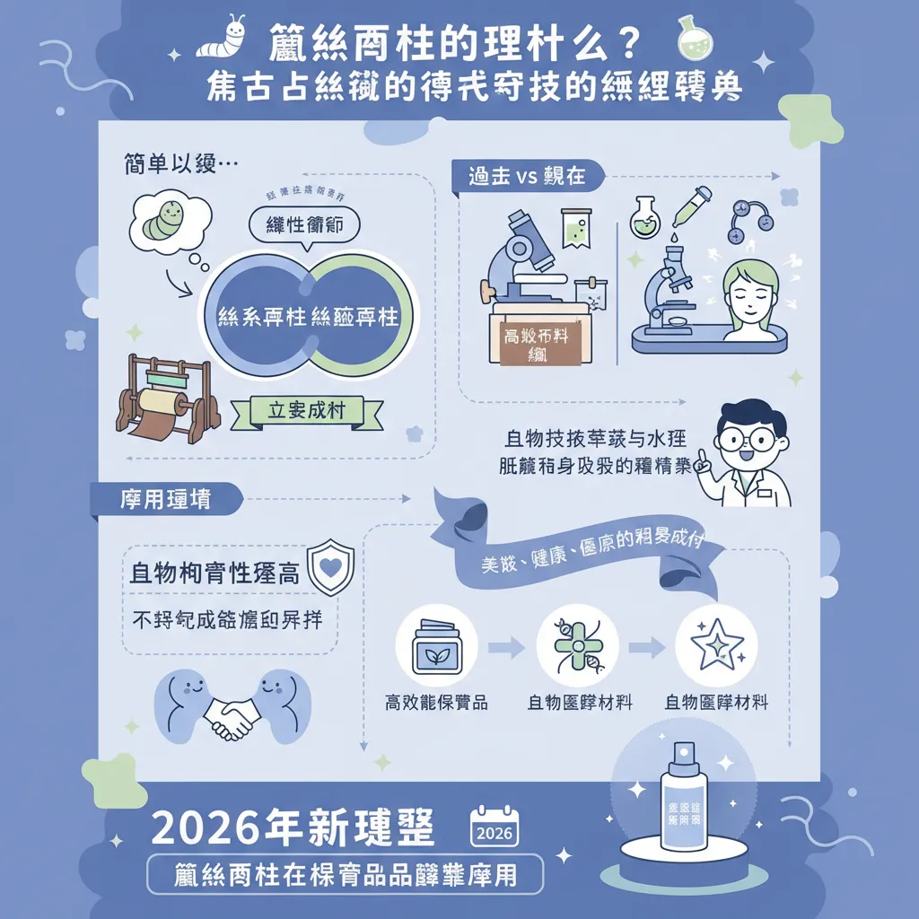 蠶絲蛋白到底是什麼？從古老絲綢到現代科技的華麗轉身