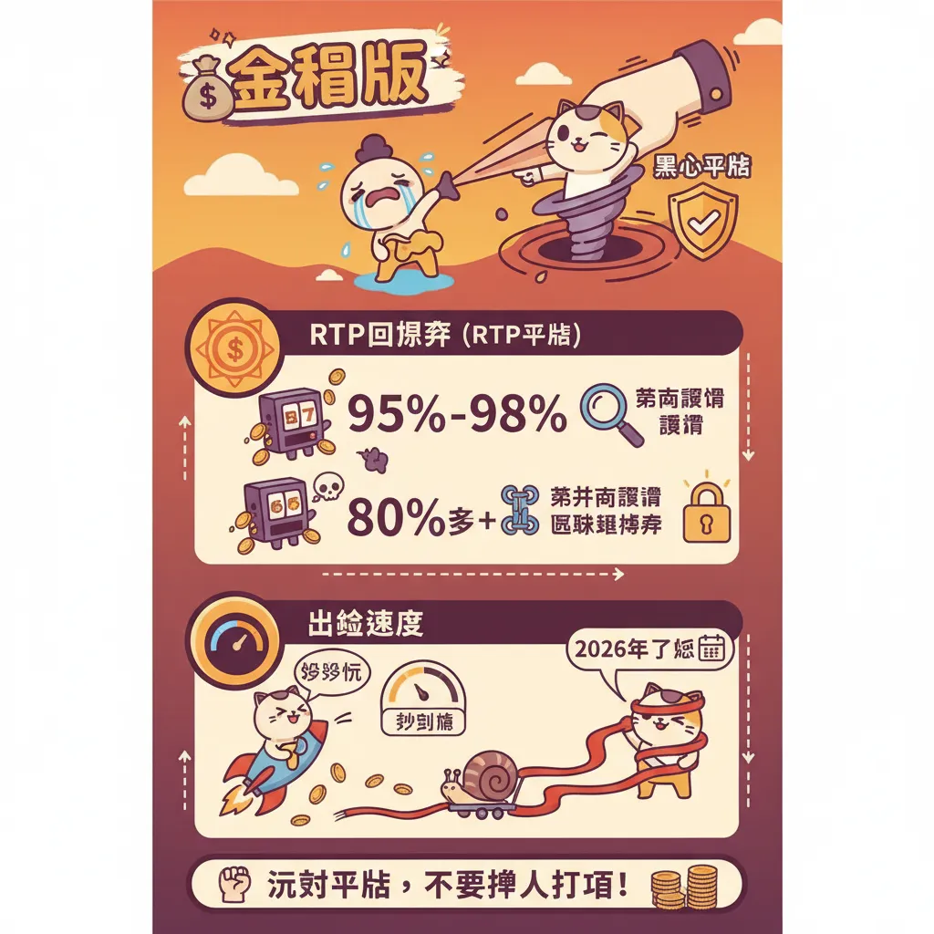 想玩現金版要注意什麼？從RTP回報率到加密貨幣出金速度解析