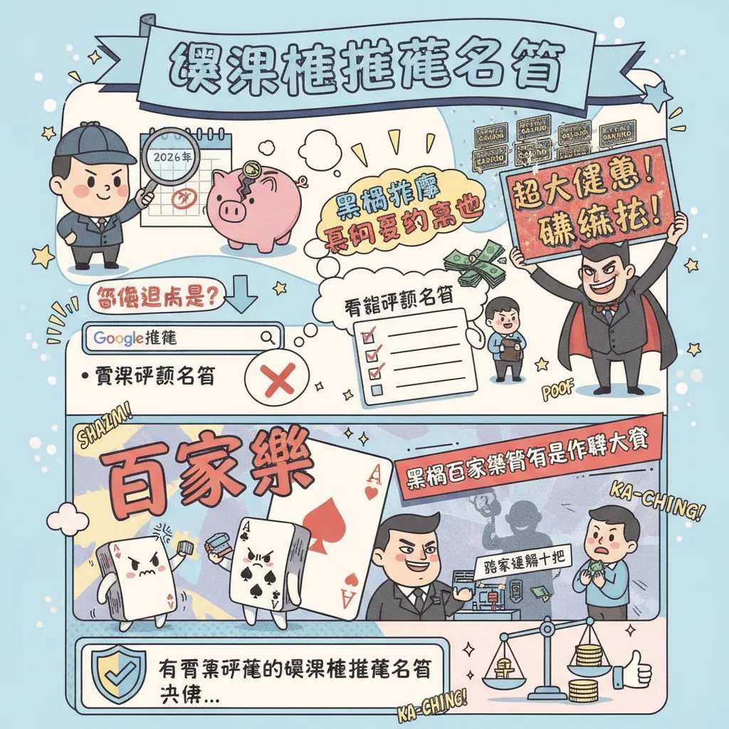 避開黑網詐騙！從娛樂城推薦名單看懂百家樂與老虎機的公平性評測